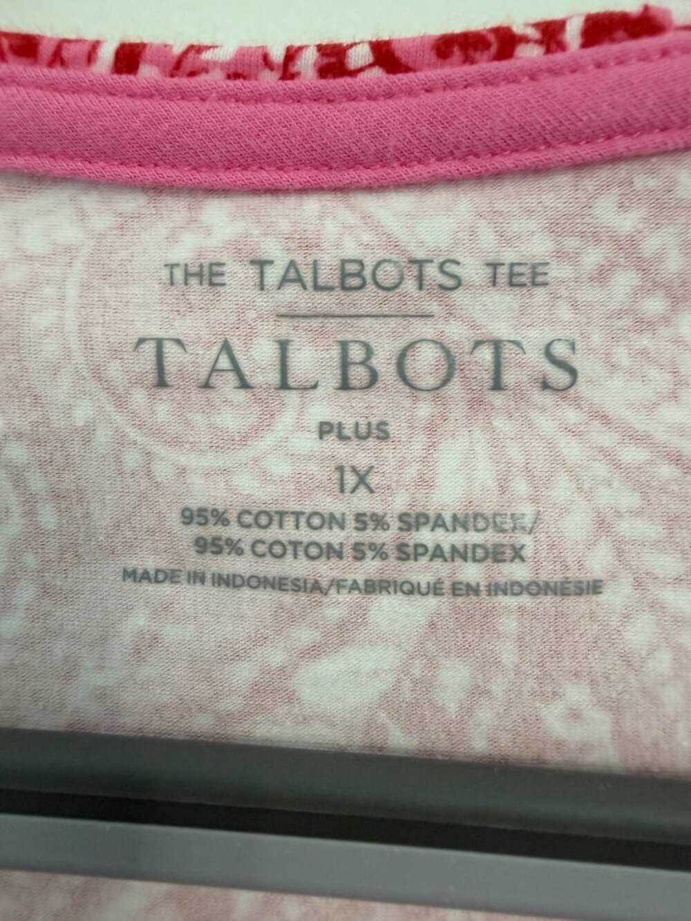 🌸 Talbots Paisley Print Tee 🌸 - Picture 3 of 6